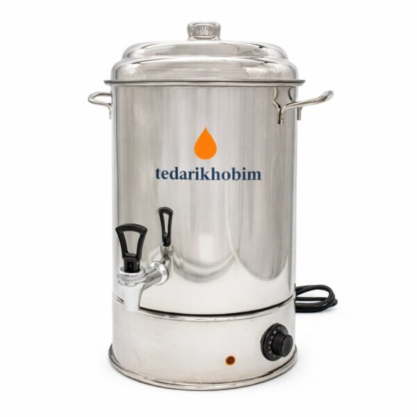 Benmari Mum Eritme Kazanı 13 LT | 2000W – Musluklu – Termostatlı Paslanmaz Çelik
