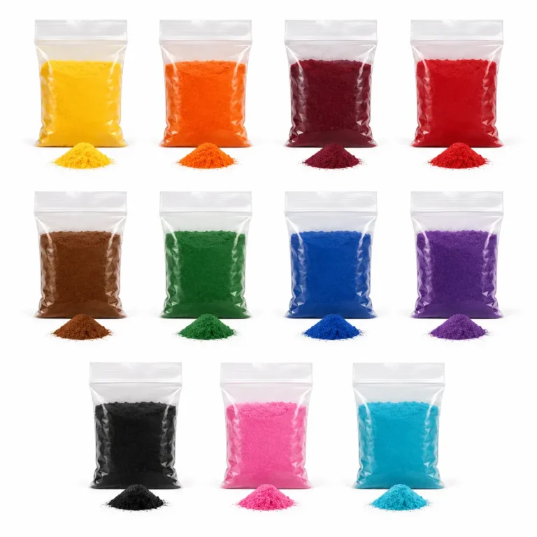 Tedarikhobim 10lu Canlı Toz Mum Boyası Seti 10x20 gr Mum Yapımı Malzemeleri