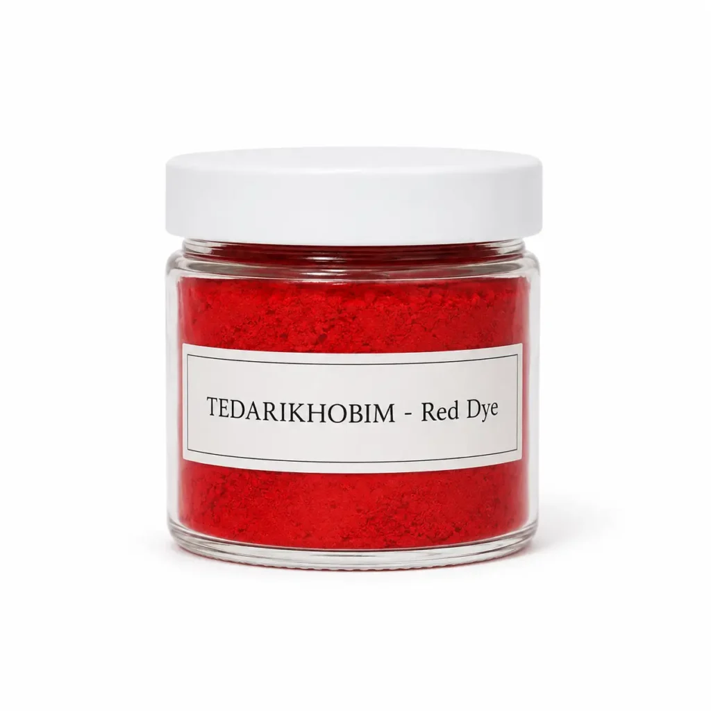 Tedarikhobim Canlı Kırmızı Toz Mum Boyası 20 gr - Konsantre Mum Renklendirici Pigment