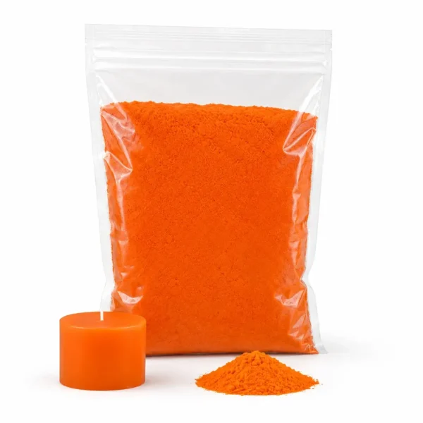 Tedarikhobim Canlı Turuncu Toz Mum Boyası (20 gr) - Katı Mum Boyası